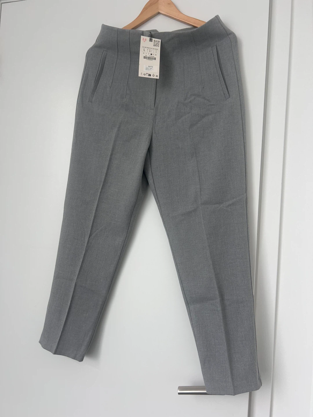 Zara grey High Waist Pants***Move out sale***