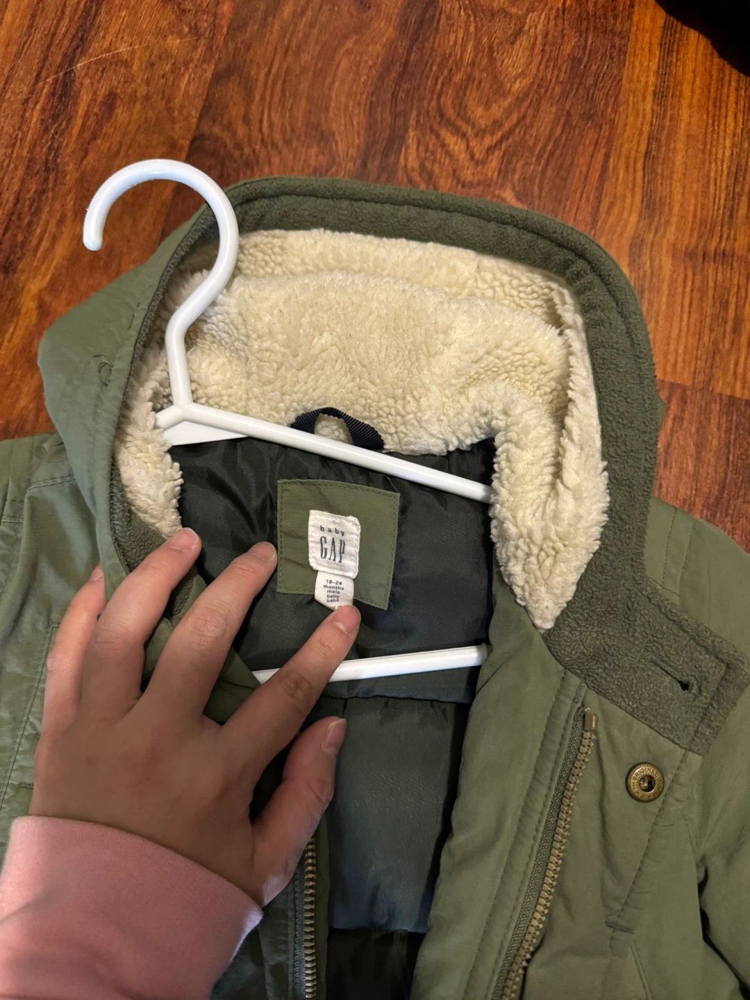 Gap Baby Winter Jacket - Green - 18-24 Months - photo 2