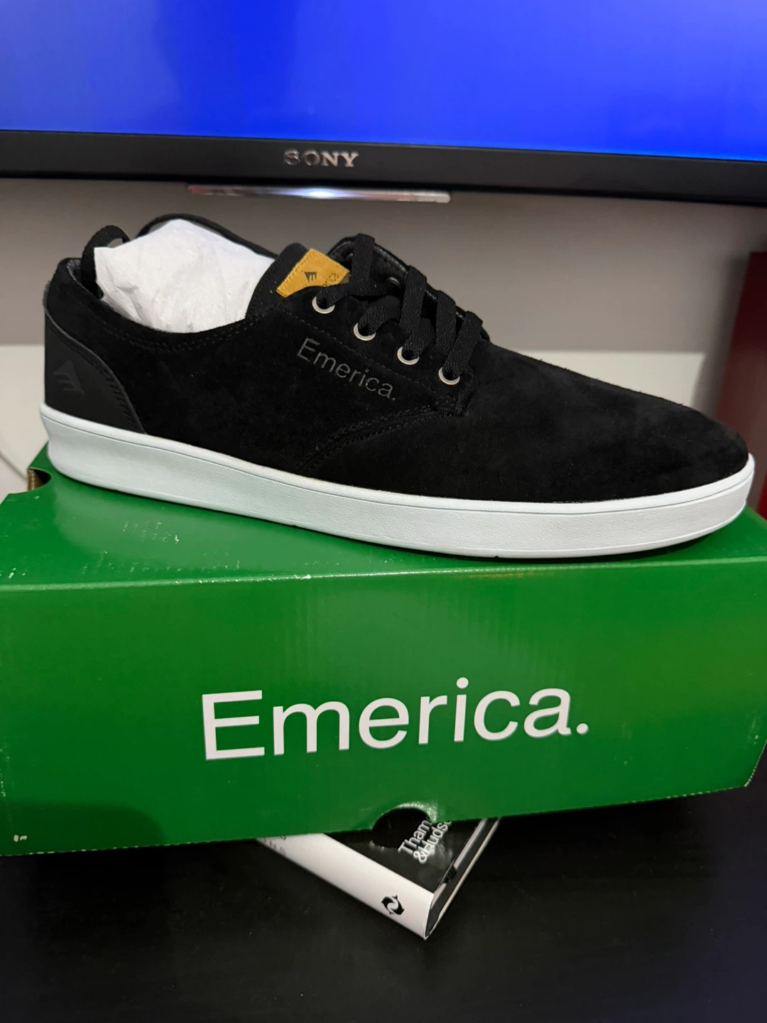 Emerica The Romero Laced Shoes - Black/Black - Size 11