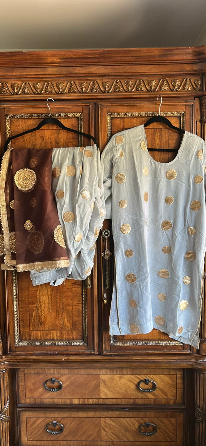 Embroidered Salwar Kameez with Dupatta