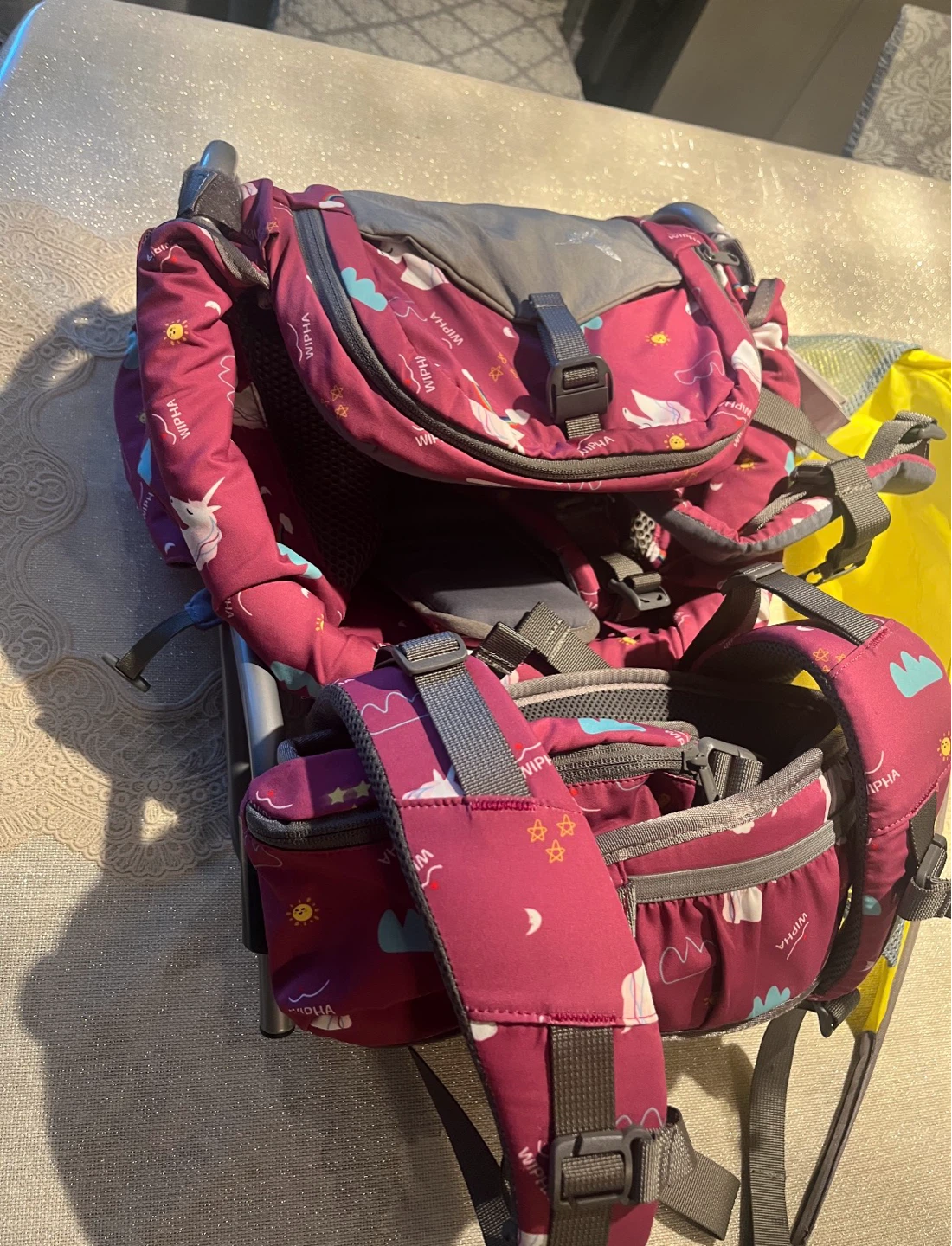 WIPHA Baby Carrier Backpack with Sun and Cloud Design - photo 5