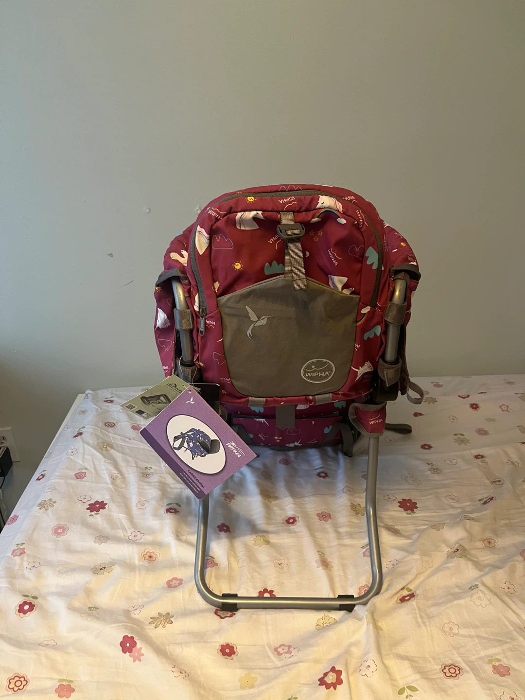 WIPHA Baby Carrier Backpack with Sun and Cloud Design - photo 2