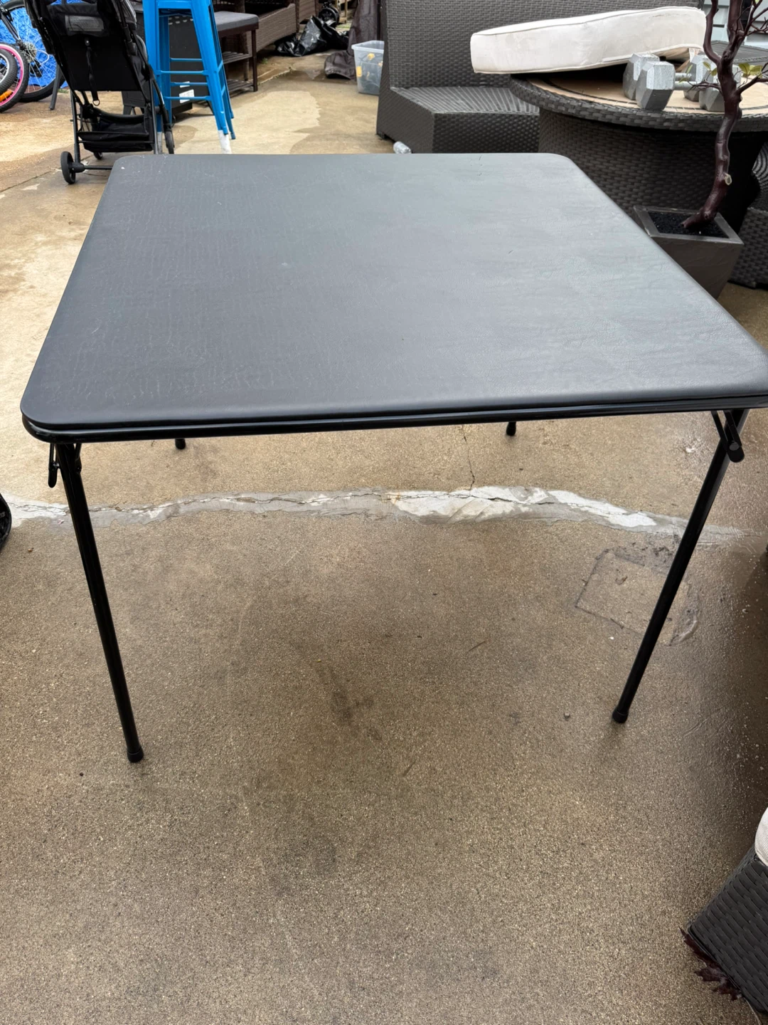 Black Folding Table