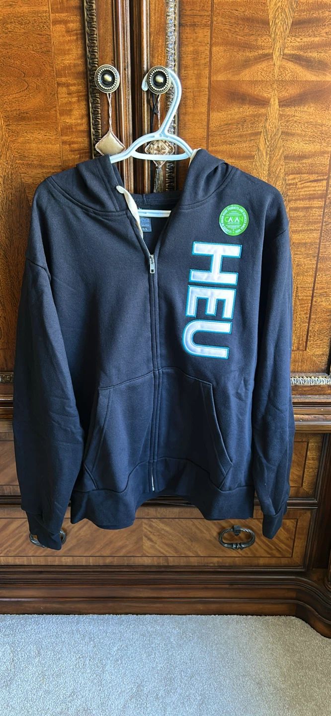 HEU Zip-Up Hoodie and shirt