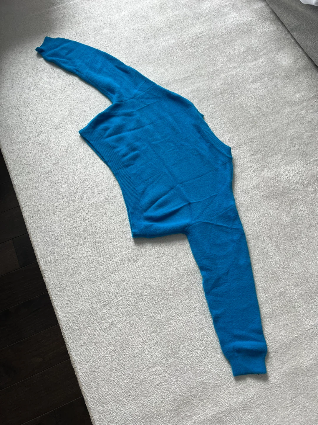 Zara Blue Crewneck Sweater - Medium - photo 4
