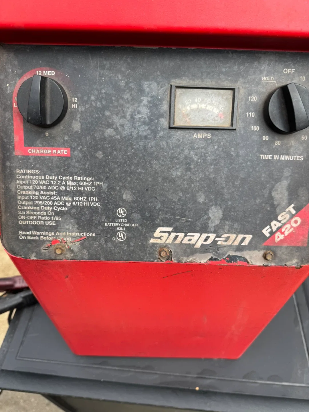 Snap-on Fast 420 Battery Charger - photo 2