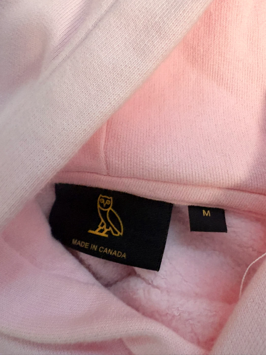 OVO Owl Logo Hoodie Pink Size M - photo 3