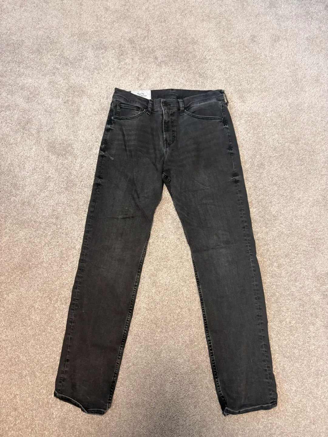H&M Slim Fit Jeans - Grey - Size 34/32