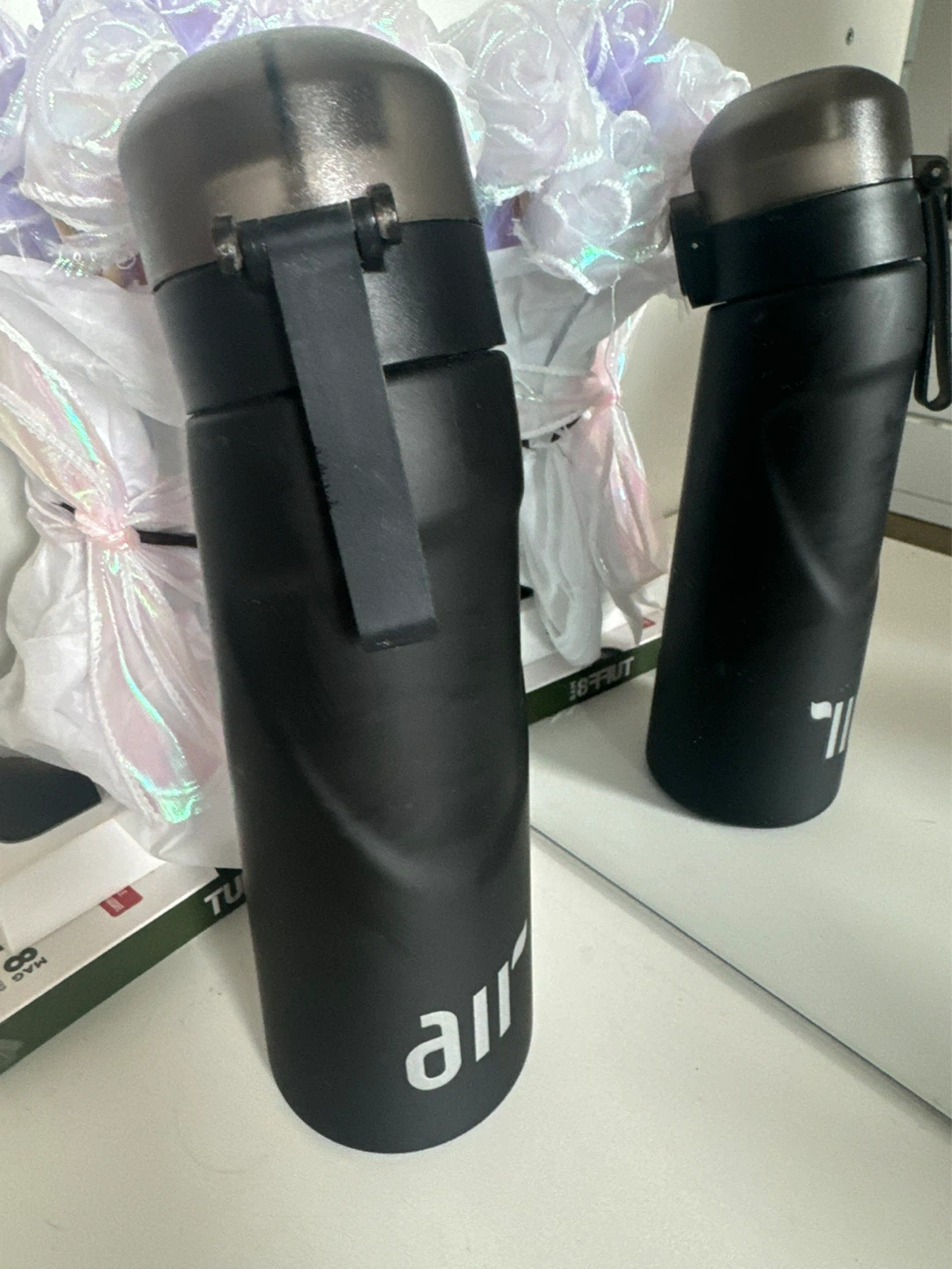 AIR Matte Black Water Bottle