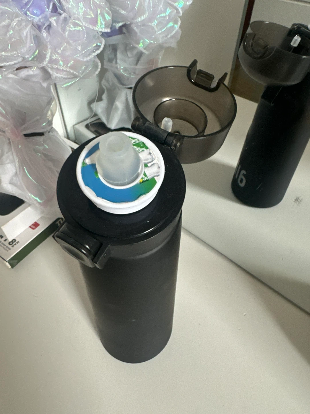 AIR Matte Black Water Bottle - photo 3