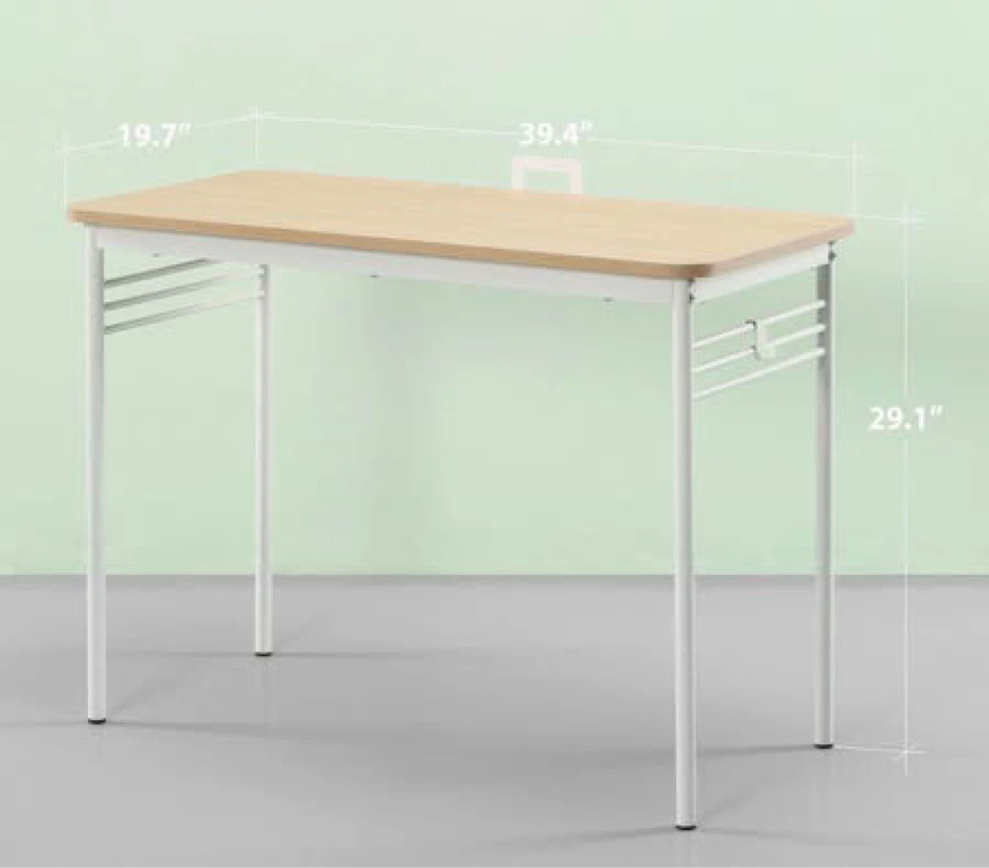 Zinus Connie 40 inch Retro Metal Framed Office Desk - photo 2