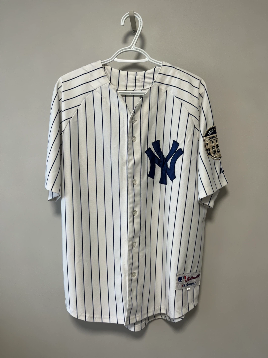 Majestic New York Yankees Pinstripe Jersey #62