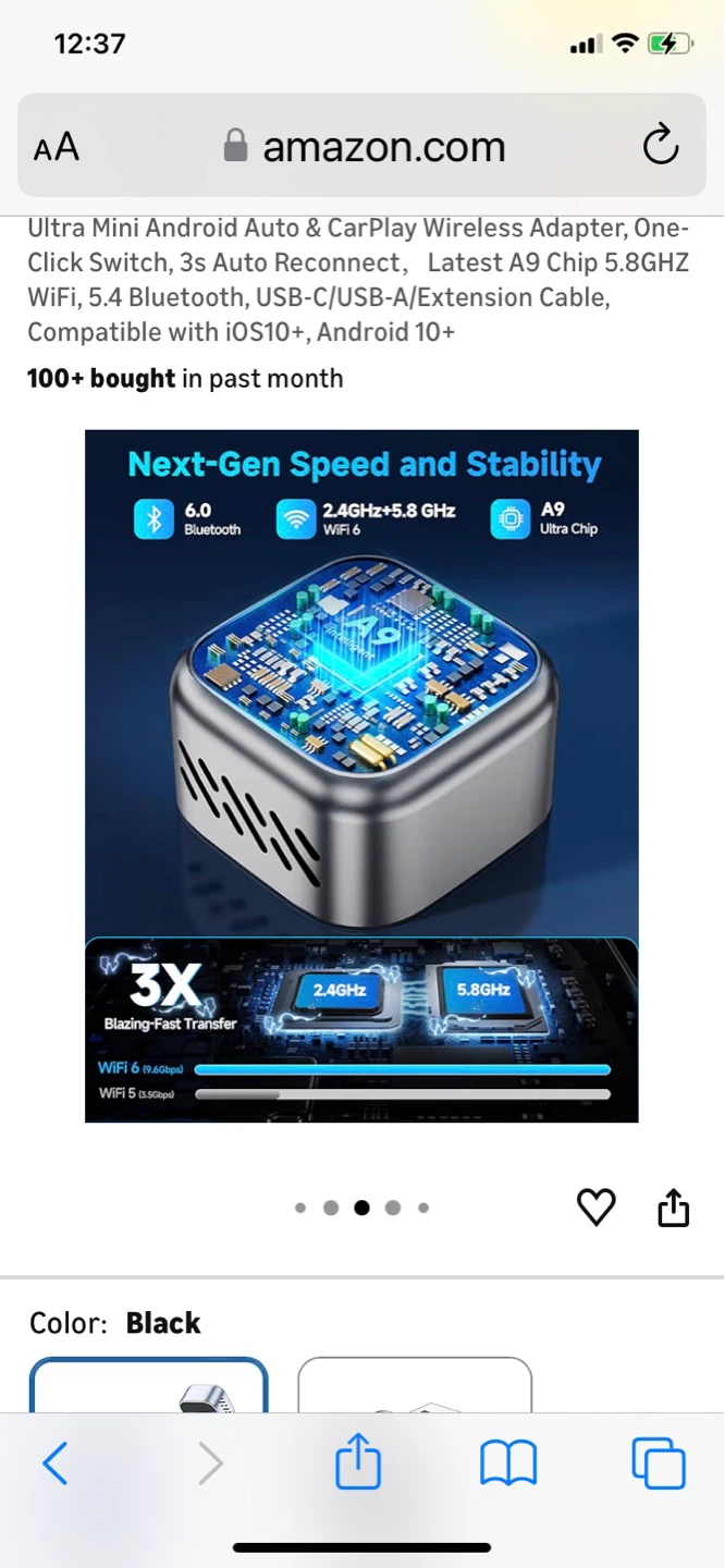 Ultra Mini Wireless Android Auto & CarPlay Adapter - photo 5