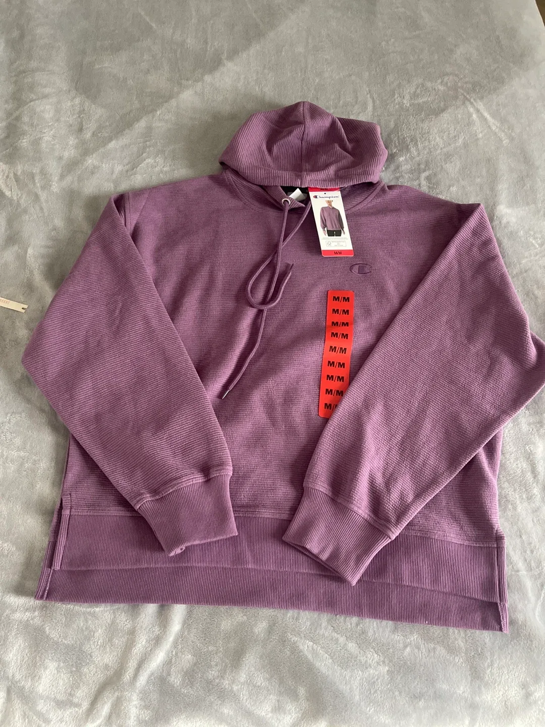 Champion Purple Ribbed Hoodie - photo 4