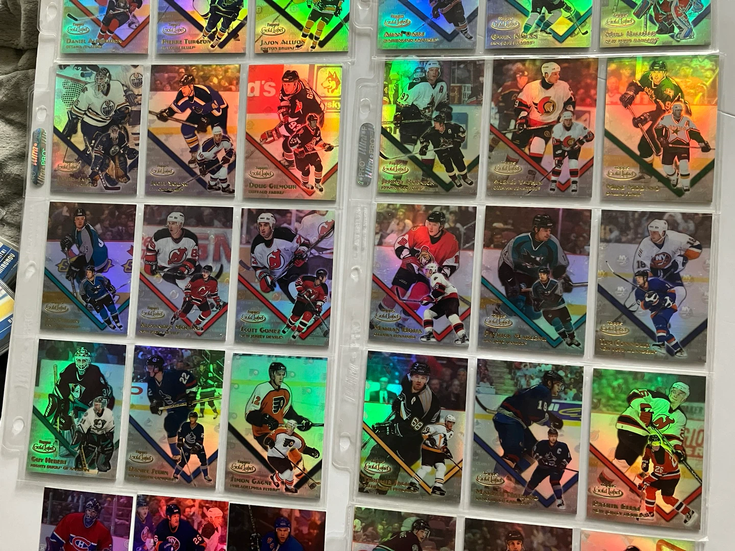 2001 Topps Gold Label Hockey Cards(Prices Below not $10 for all) - photo 2