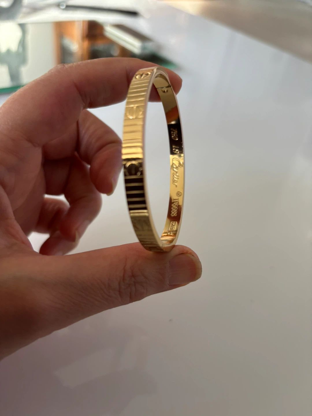 Gold plated Love Bracelet