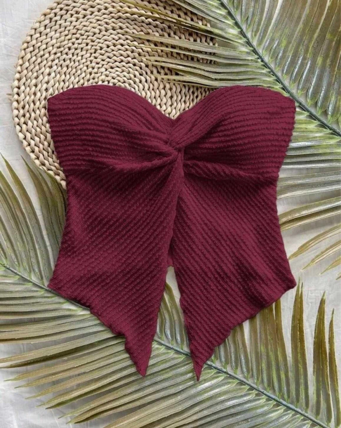 Twisted Front Bandeau Top- Small