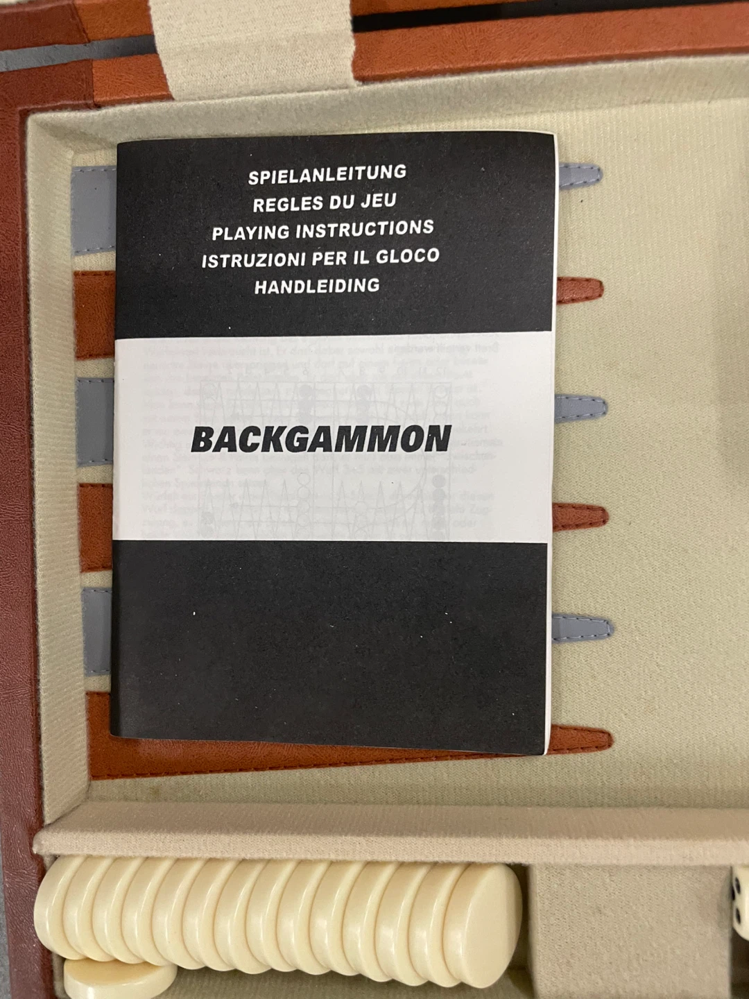 Backgammon Set with Case - photo 2