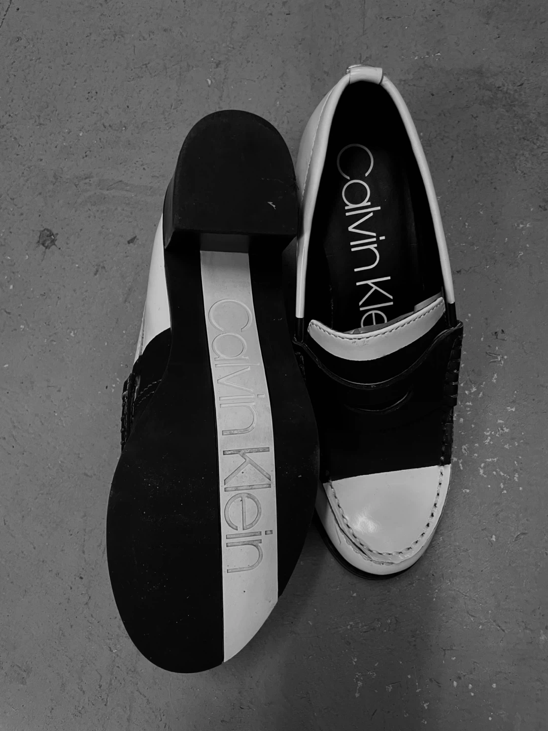 Calvin Klein Loafers - Black and White