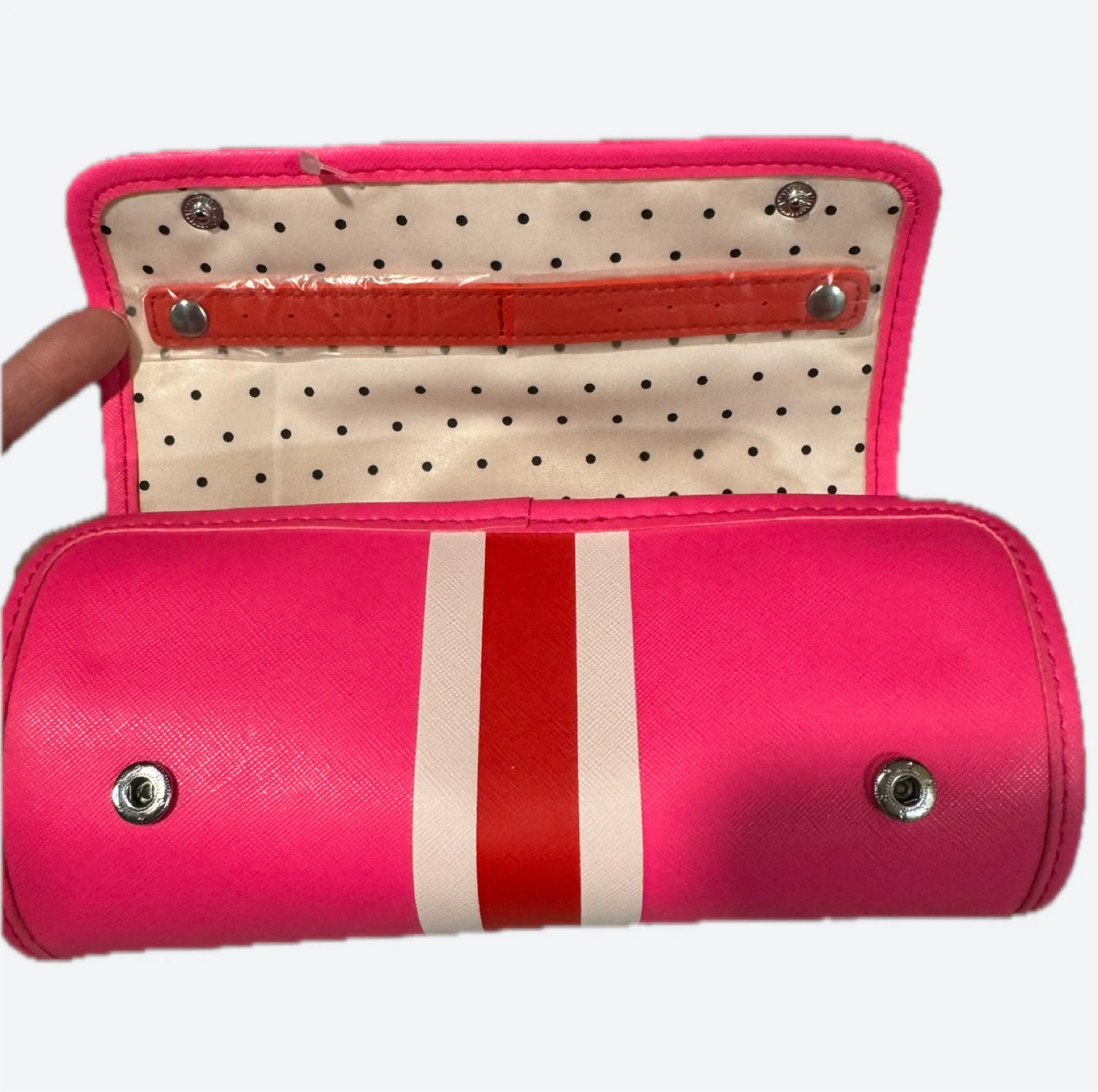 NEW Stella & Dot Pink Jewelry Travel Organizer Bag - photo 2