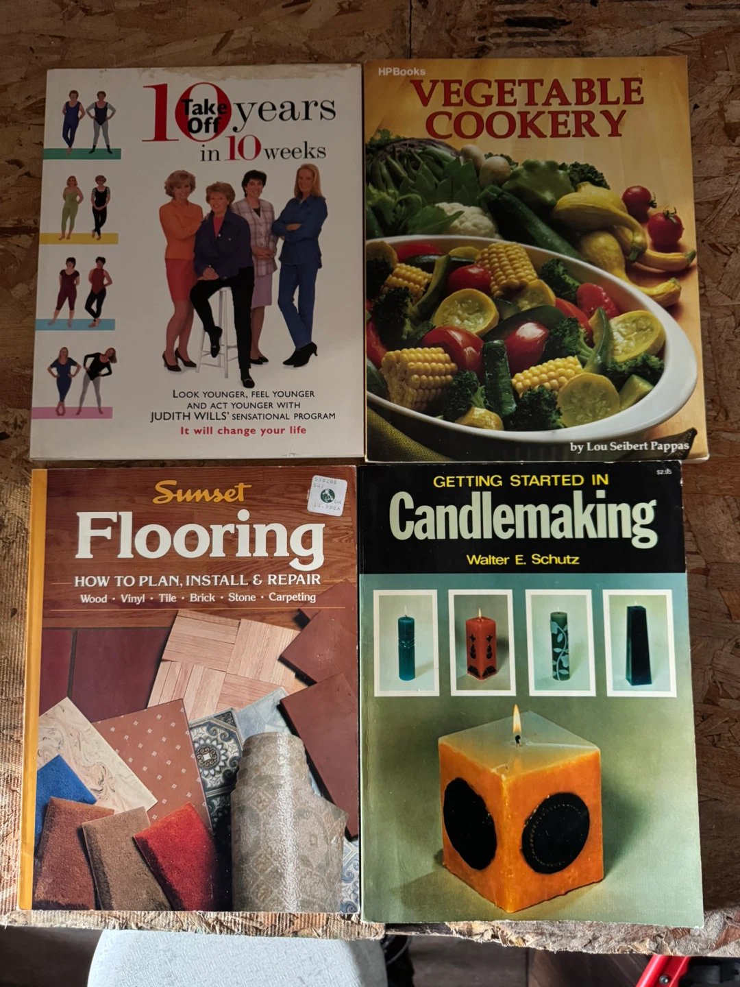 Assorted Books on Home Improvement, Cooking, and Self-Help