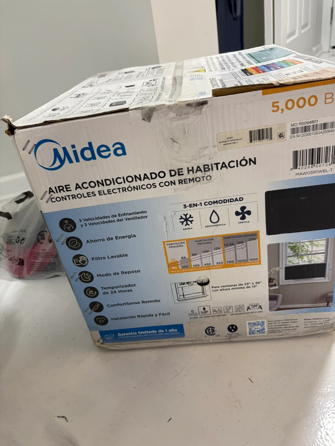 Midea 5,000 BTU Room Air Conditioner - photo 2