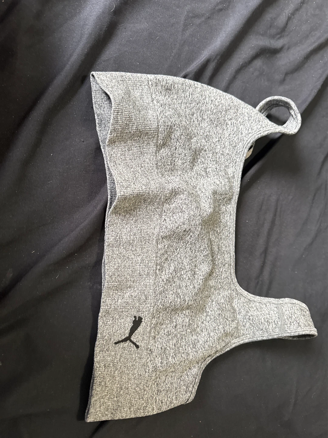 Puma Grey Heathered Sports Bra
