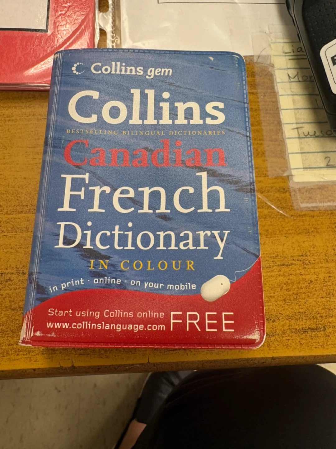 Collins Canadian French Dictionary in Colour