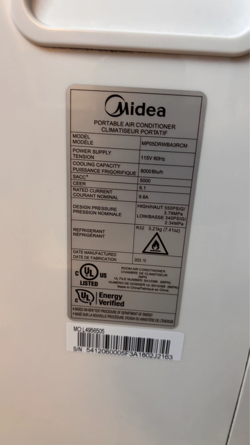 Portable Air Conditioner 8000 BTU - photo 3