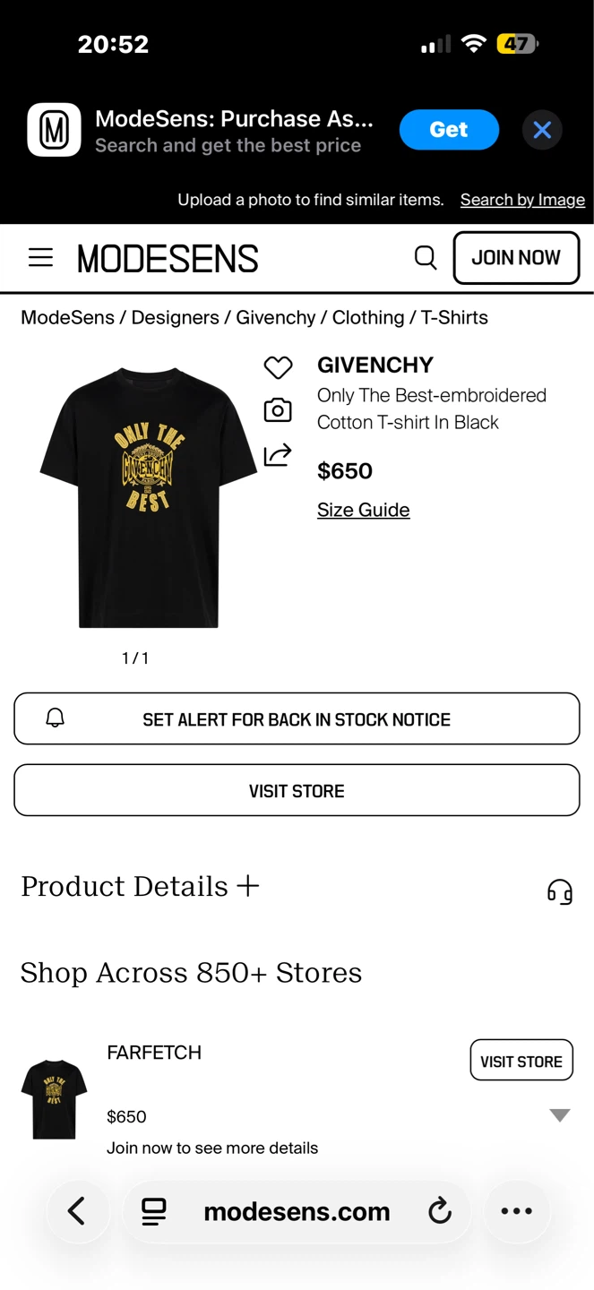 Givenchy Only The Best Embroidered Cotton T-Shirt in Black