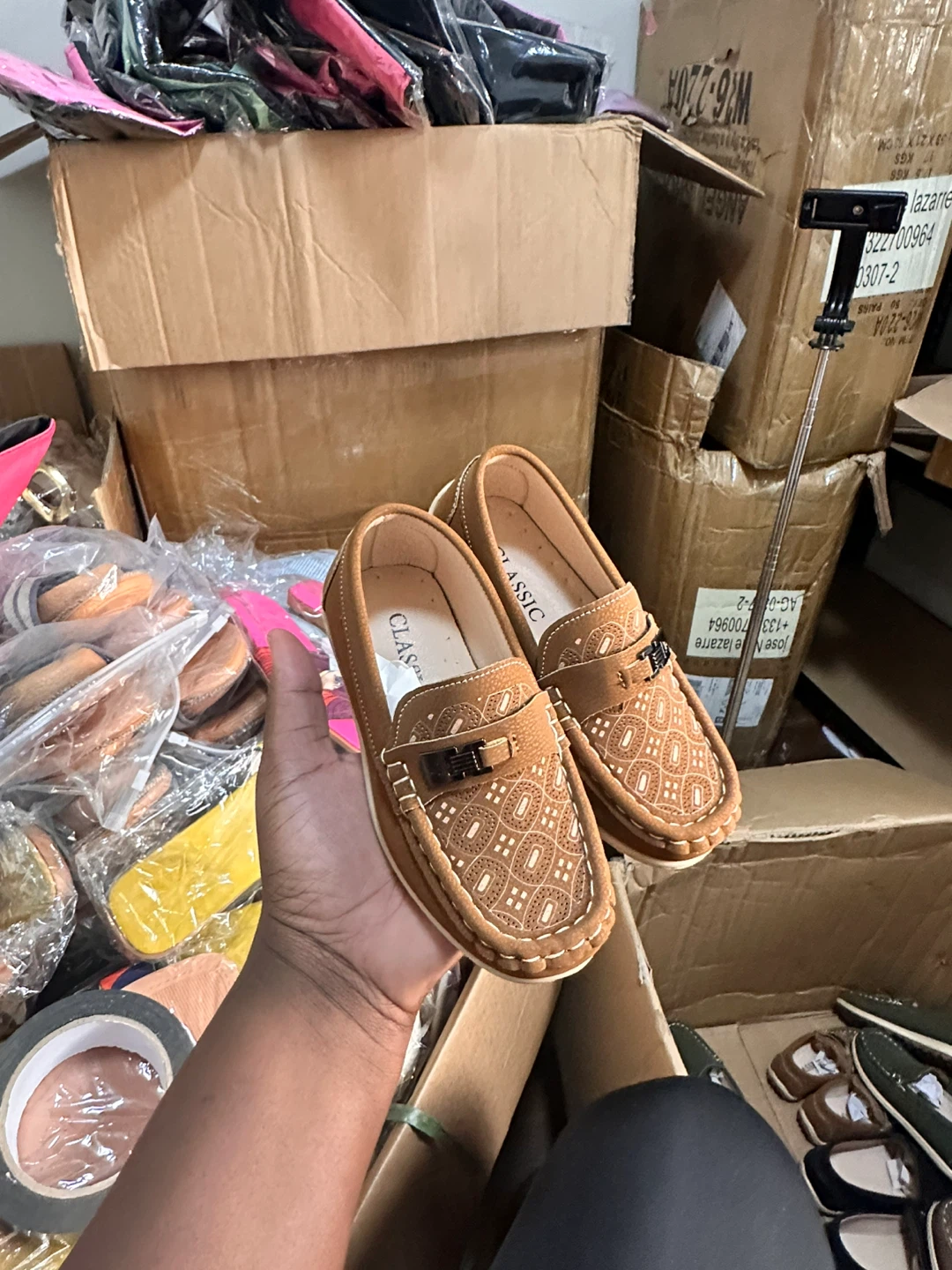CLASSIC Driving Moccasins - Tan Suede - photo 2