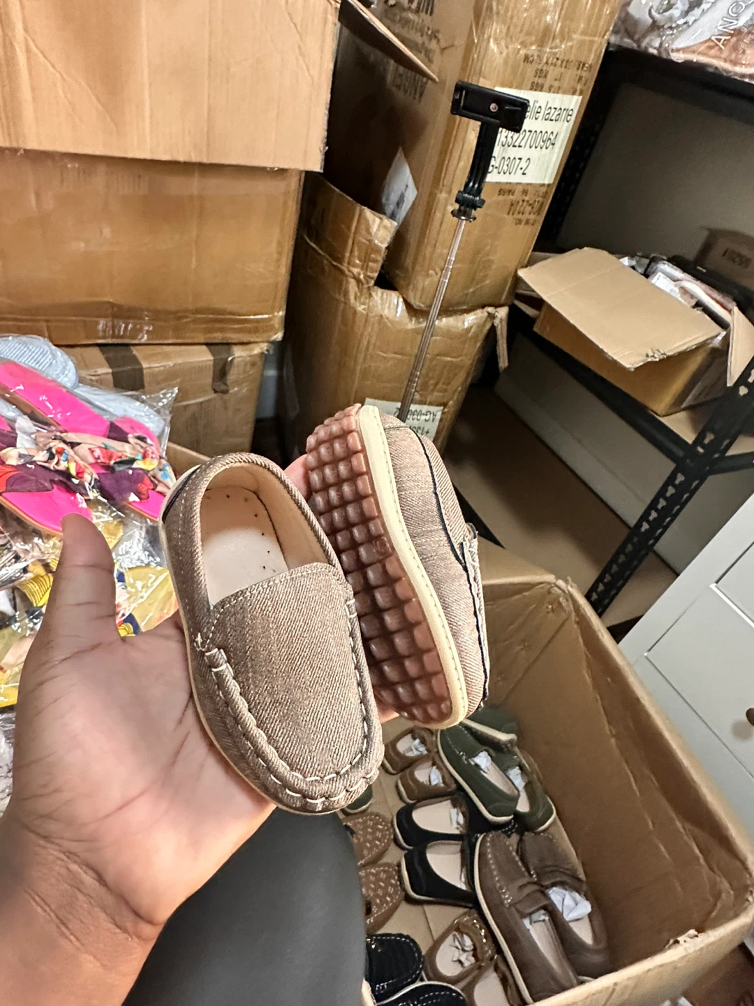 Children's Brown Loafer Shoes