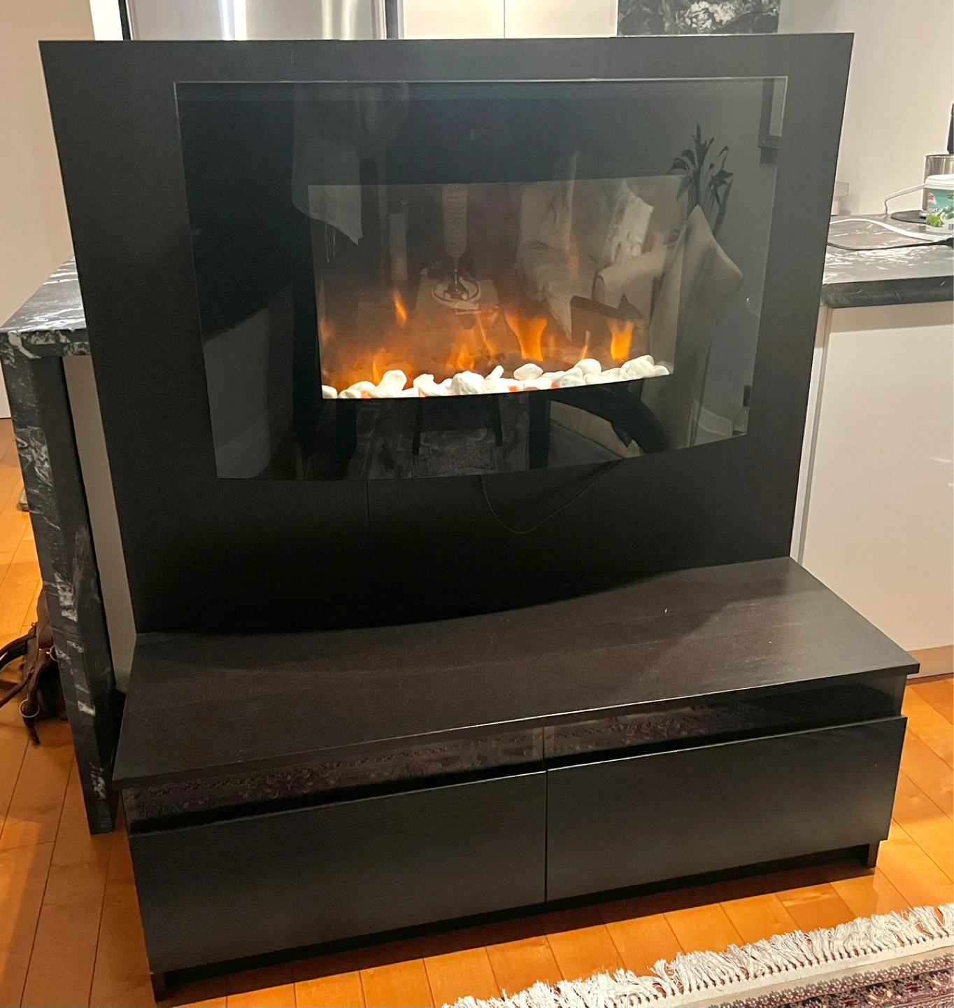 Electric Fireplace with table - photo 2