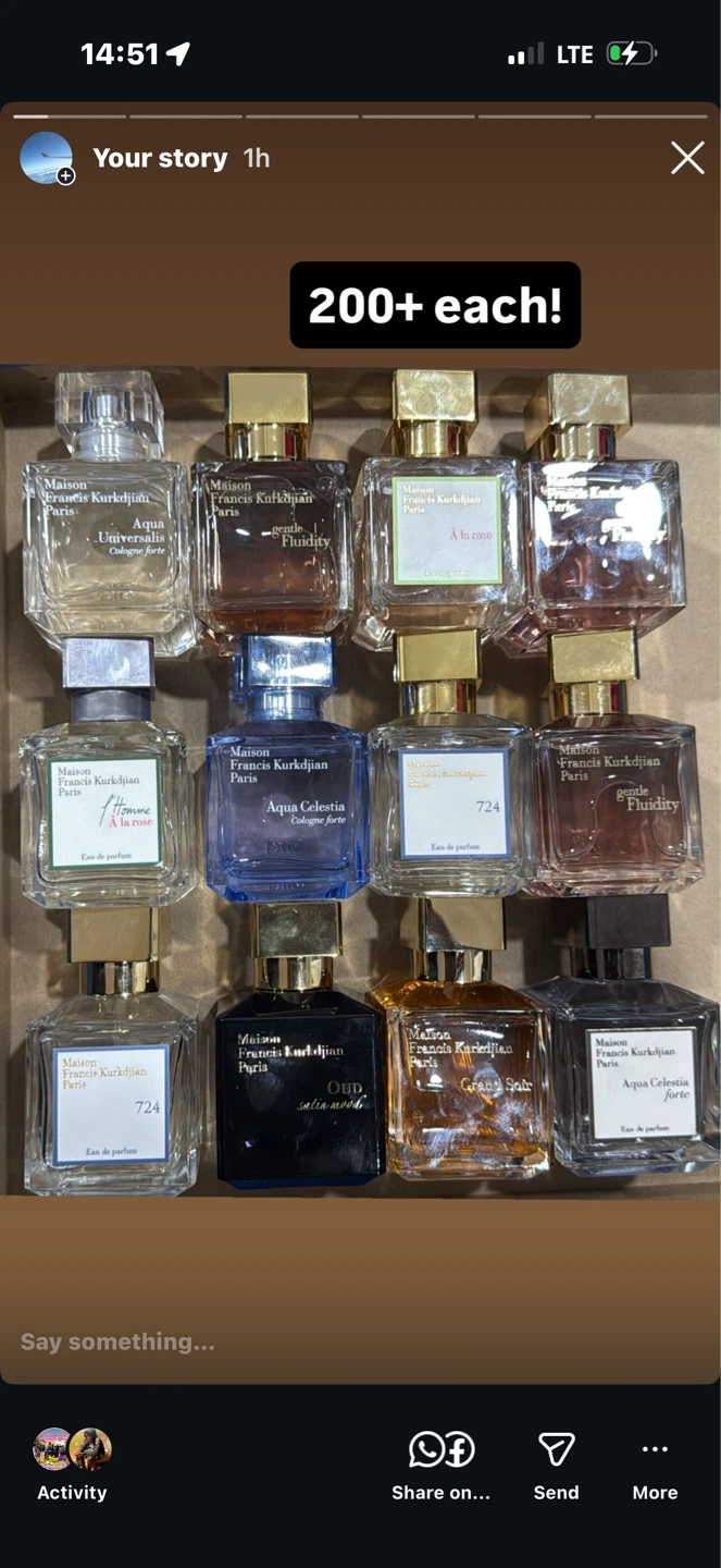 Maison Francis Kurkdjian Perfume Collection