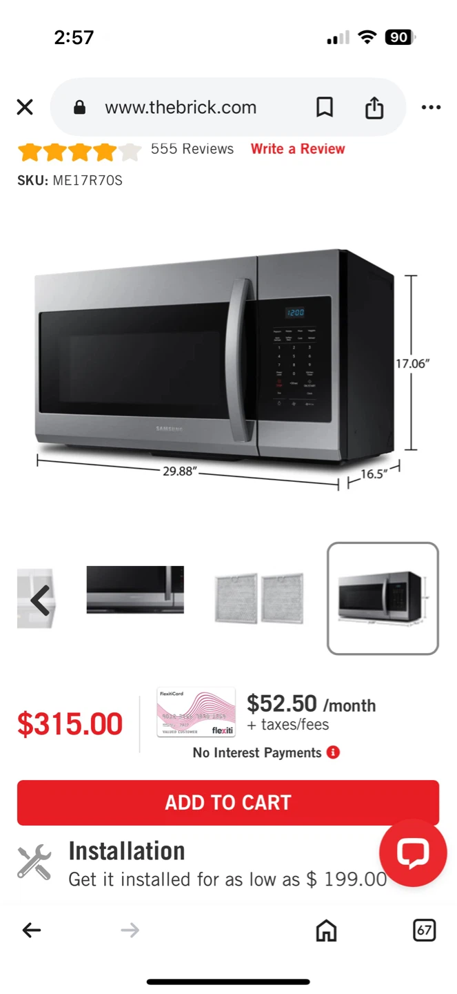 Samsung Stainless Steel Over-the-Range Microwave - photo 3