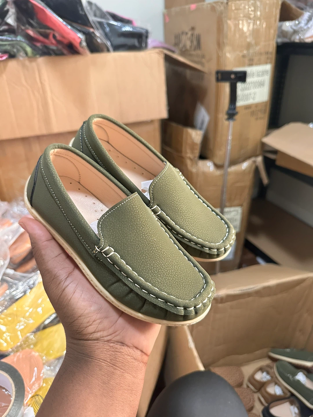 Kids Green Loafer Shoes - photo 2