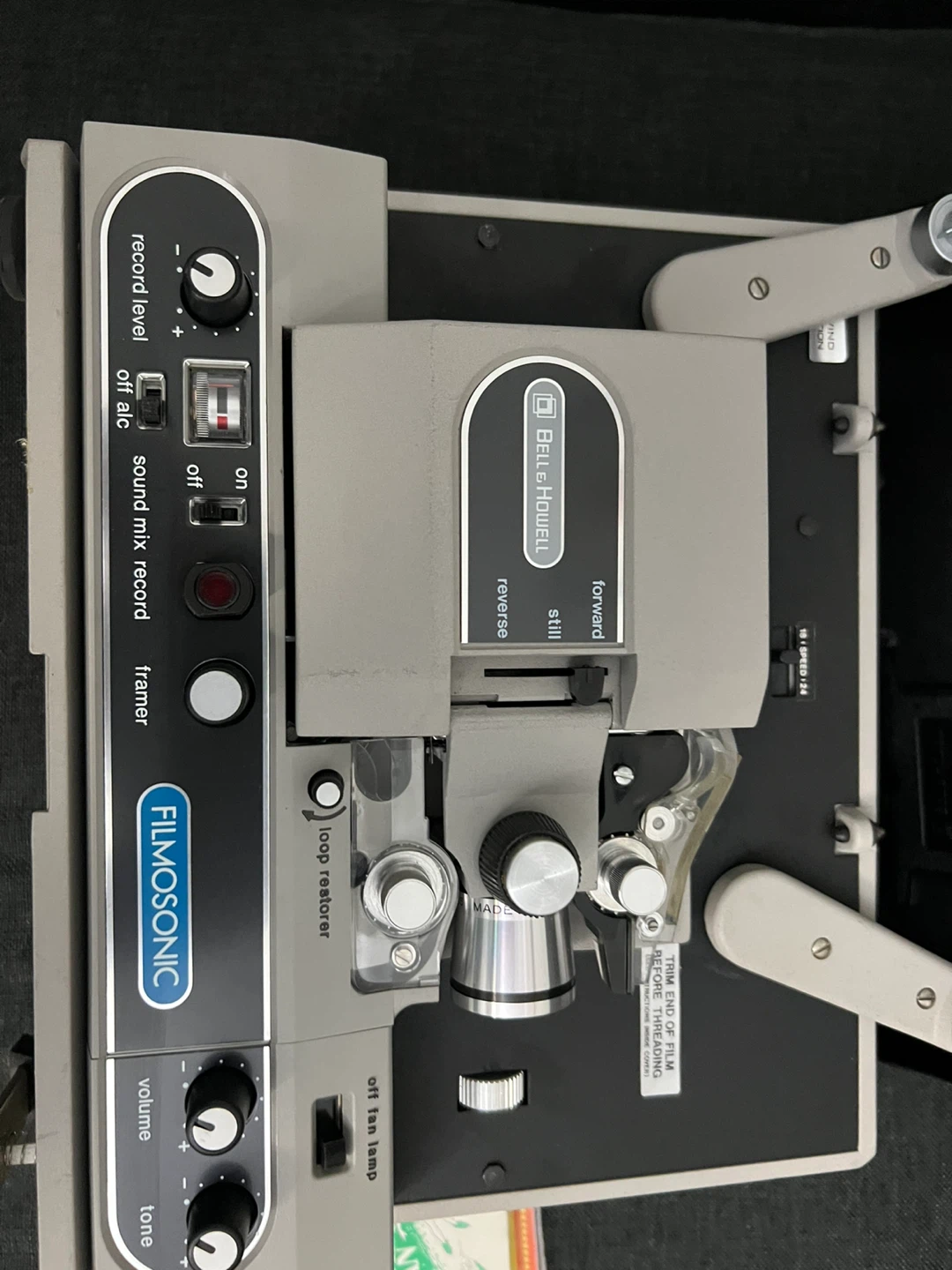 Bell & Howell FILMOSONIC XL Super 8 Projector - photo 2