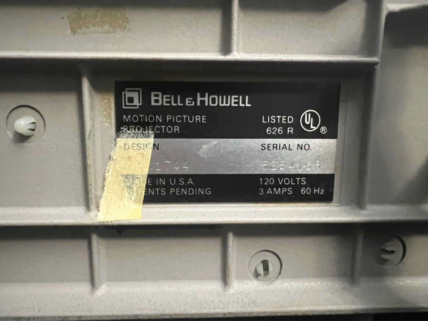 Bell & Howell FILMOSONIC XL Super 8 Projector - photo 3