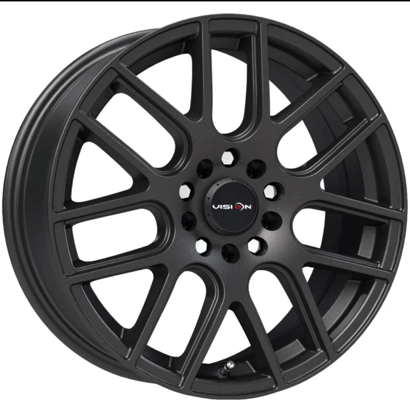 Set Of 4 Vision 426 Cross 16x7 Matte Black Wheel - photo 3