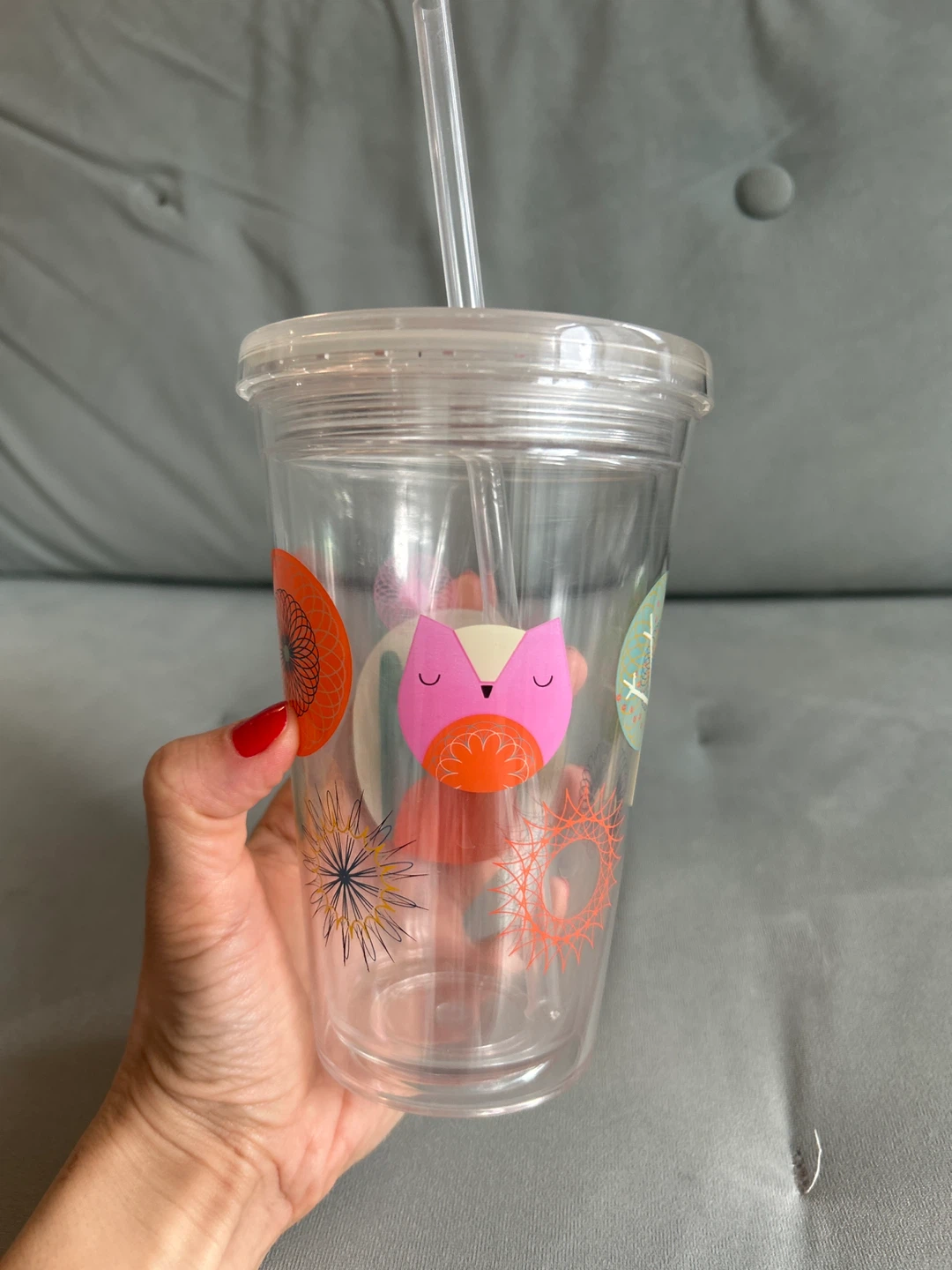 Plastic Tumbler with Straw - photo 2