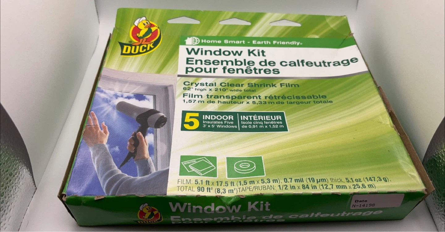 Duck Window Kit - Crystal Clear Shrink Film