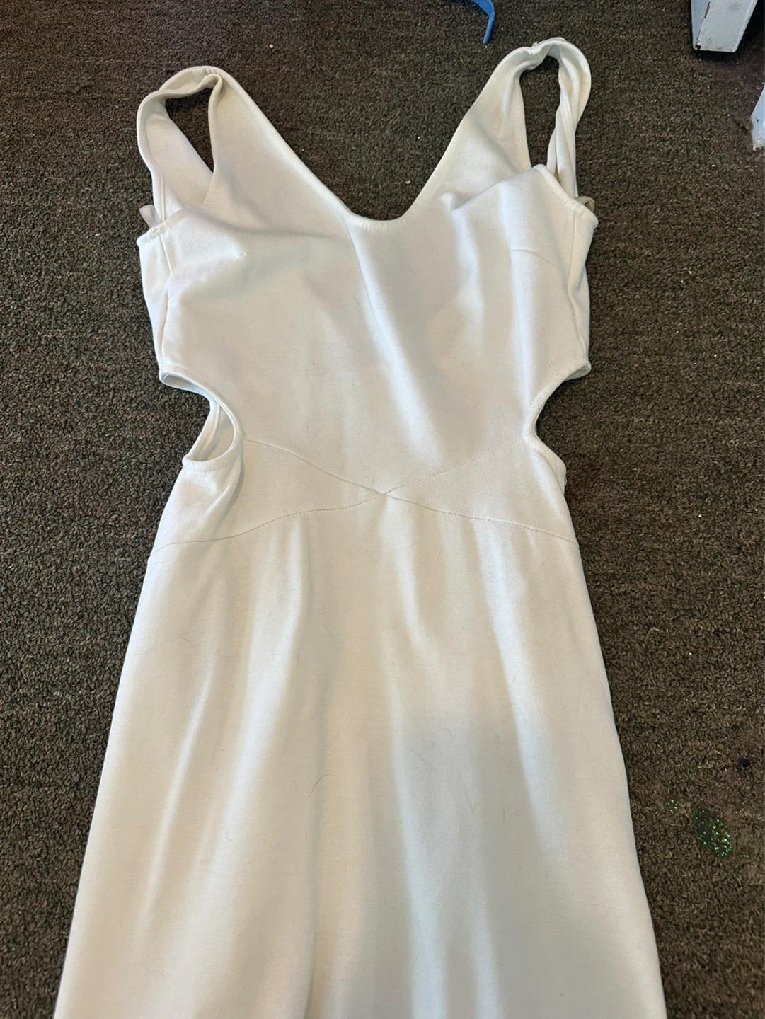 White Cutout Dress