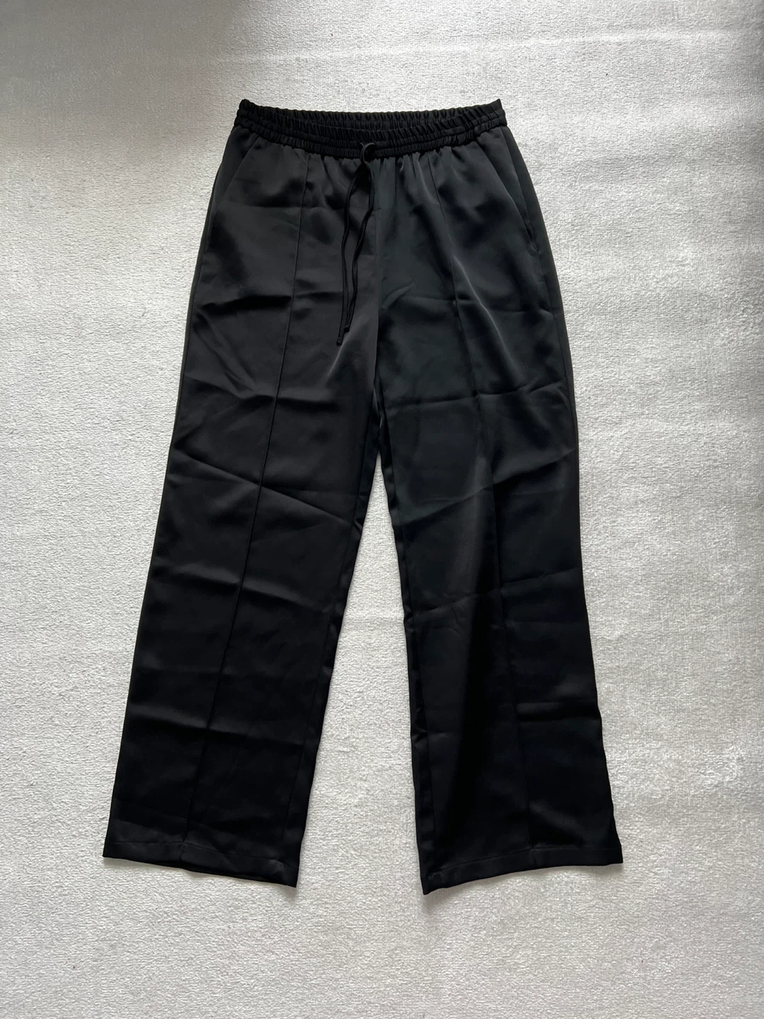 Black ZARA Wide Leg Pants - Size L