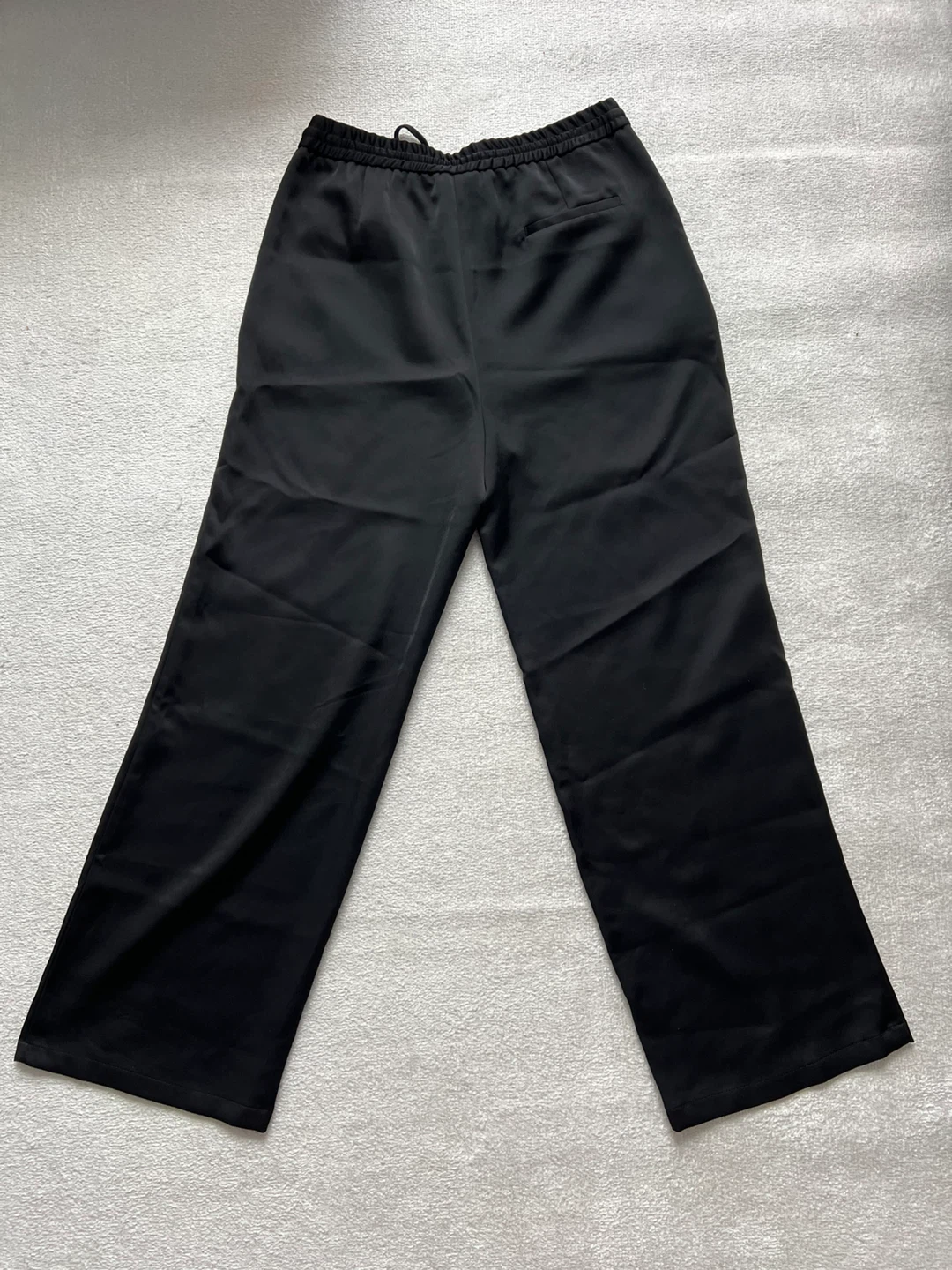 Black ZARA Wide Leg Pants - Size L - photo 4