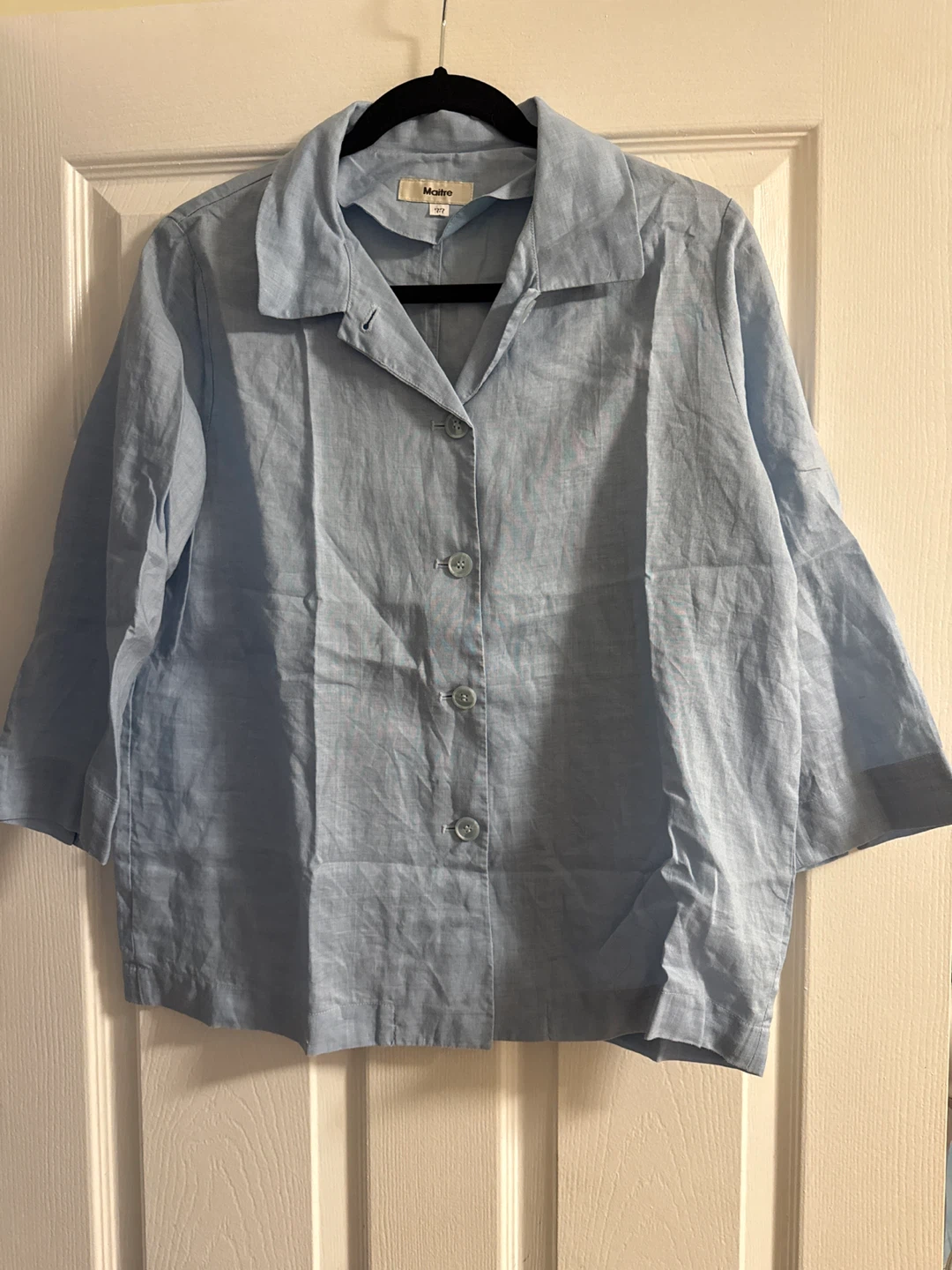 Maitre Light Blue Button-Up Shirt - Size 77