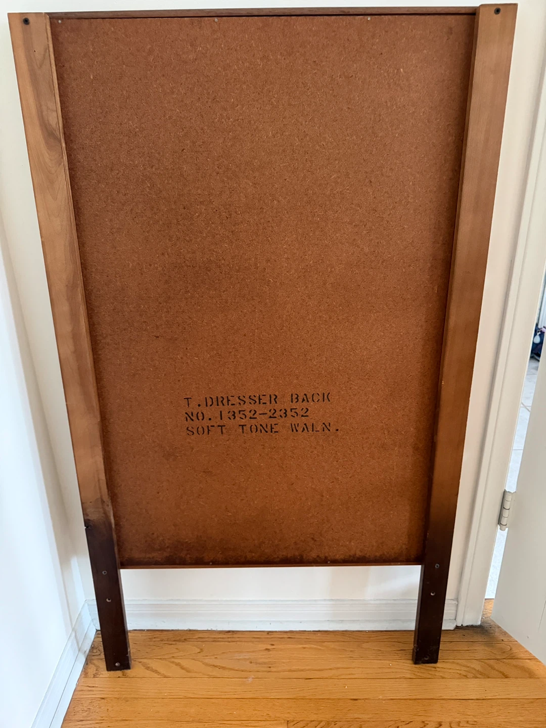 MCM Wooden Framed Mirror - Walnut - photo 2