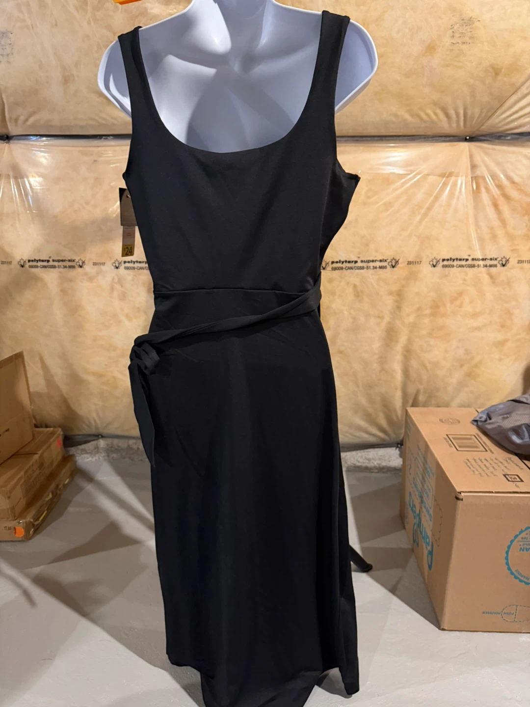 Lily Morgan Black Wrap Dress - photo 2