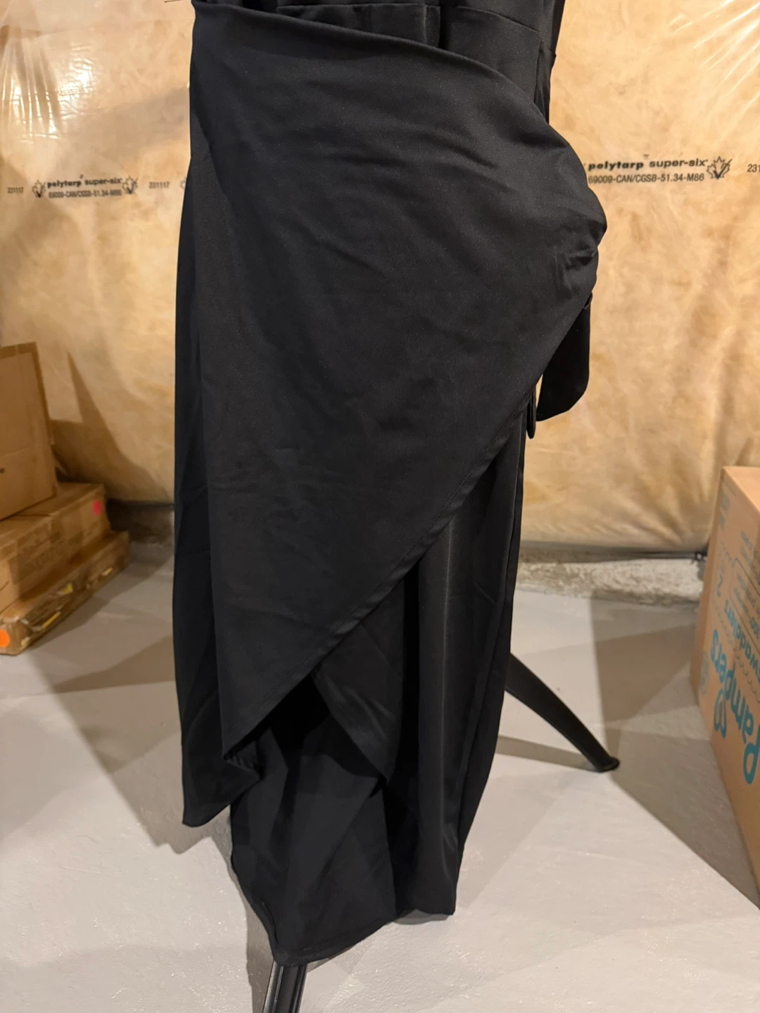 Lily Morgan Black Wrap Dress - photo 3