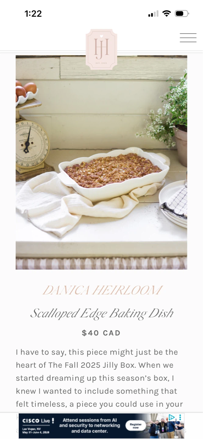 Danica Heirloom Scalloped Edge Baking Dish - photo 3