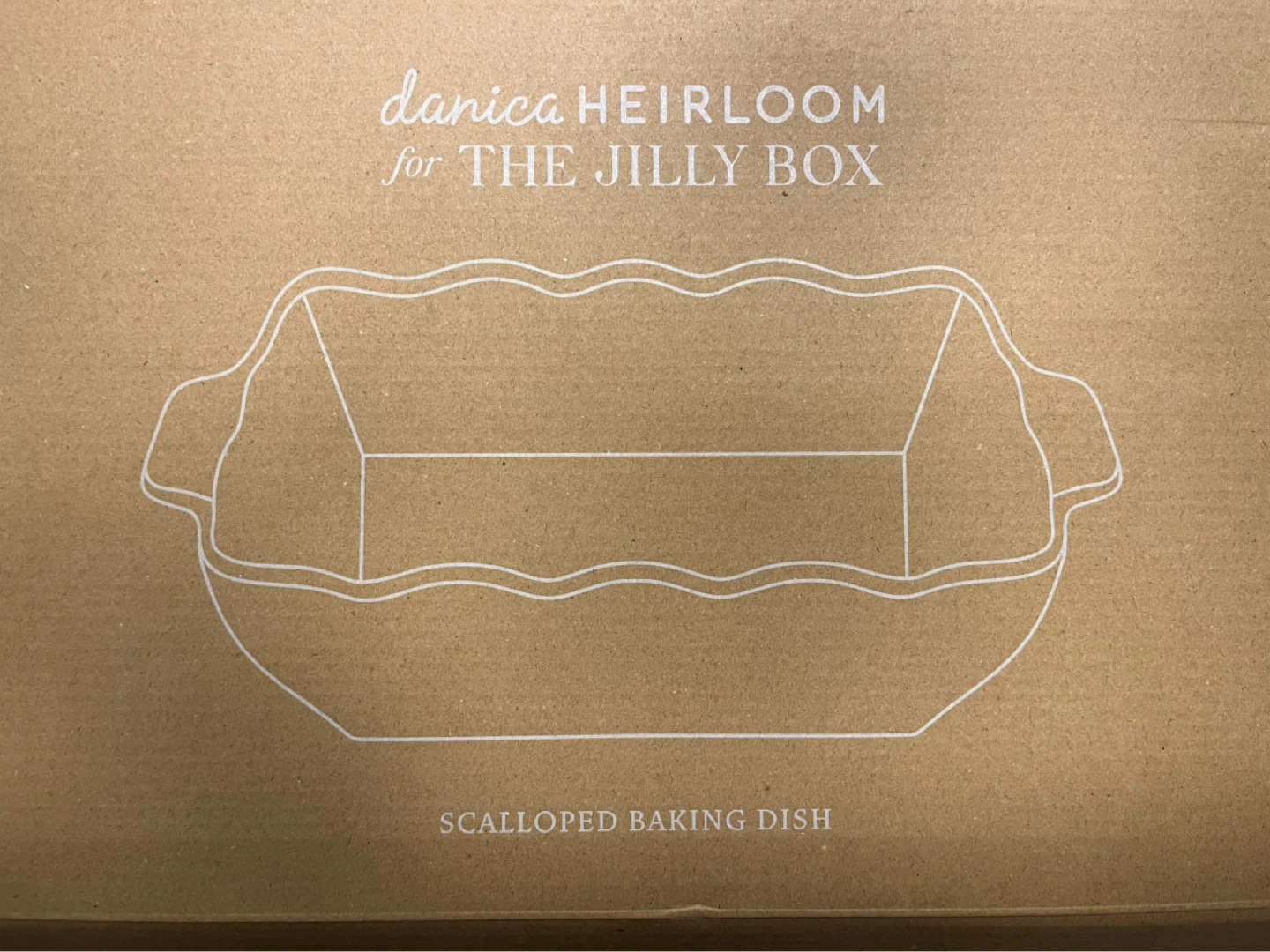 Danica Heirloom Scalloped Edge Baking Dish